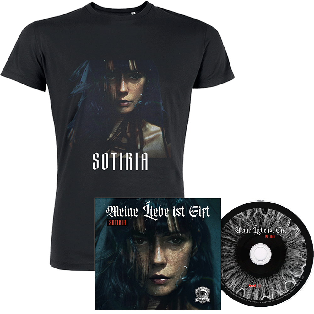 'Meine Liebe Ist Gift' Black Extended Edition Digipak CD + Shirt